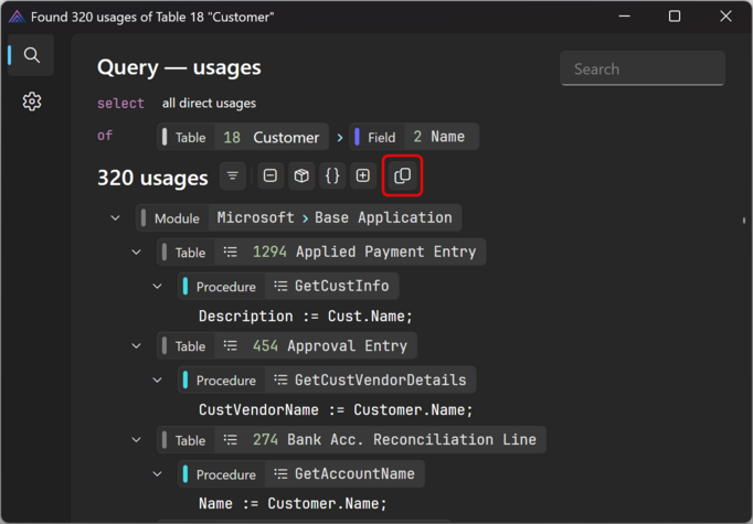 Prism for AL: Copy to clipboard