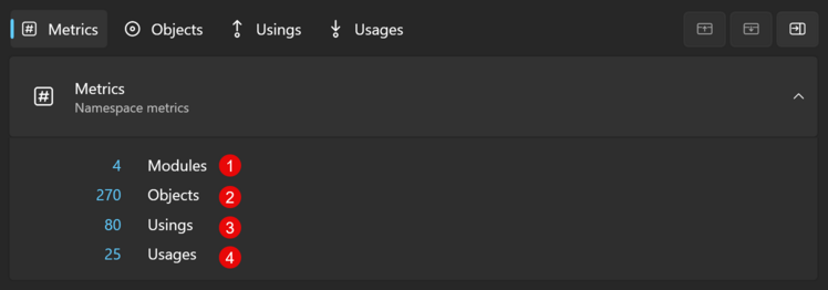 Prism for AL namespace metrics