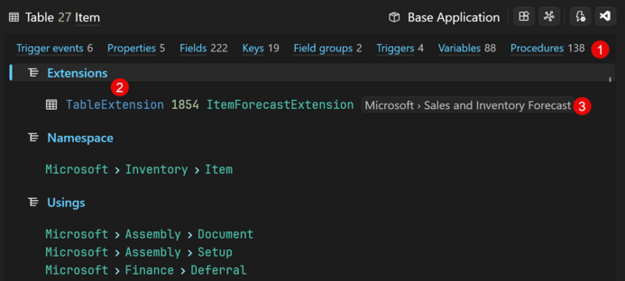 Prism for AL structured object view