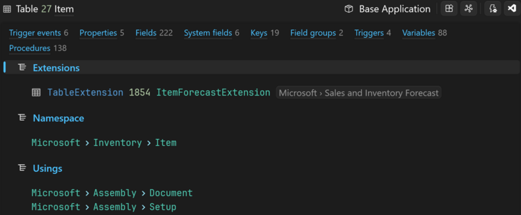 Prism for AL structured object view