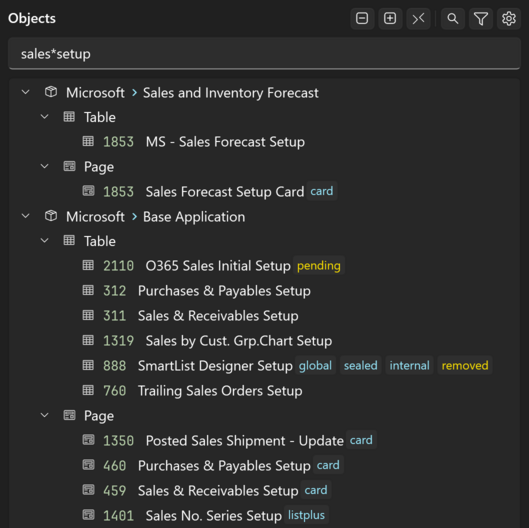 Prism for AL objects panel