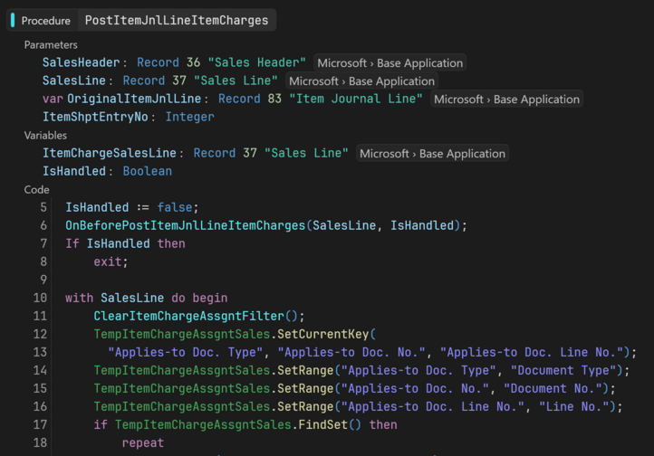 Prism for AL - semantic code colouring