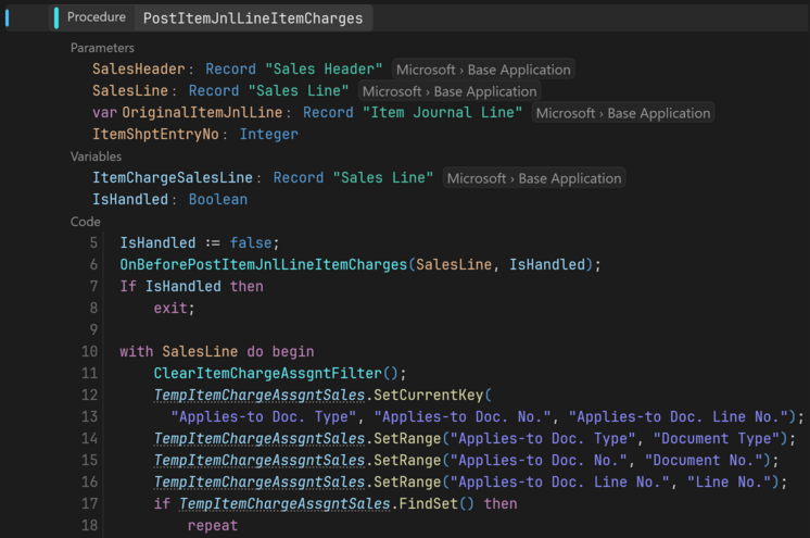 Prism for AL - semantic code colouring