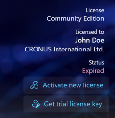 Prism for AL with license issue - expired