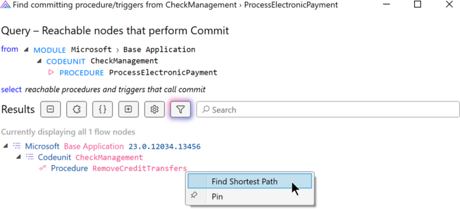 Prism for AL: Reachable committing nodes